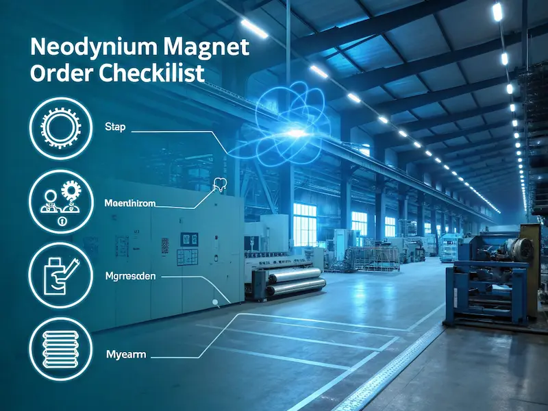 Custom neodymium magnets order checklist